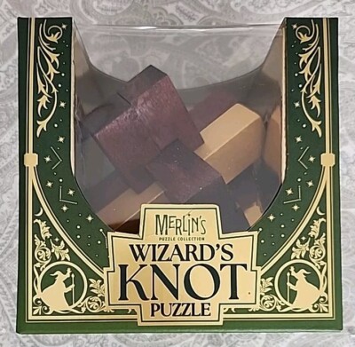 MERLIN'S PUZZLE COLLECTION WIZARD'S KNOT PUZZLE NEW IN BOX