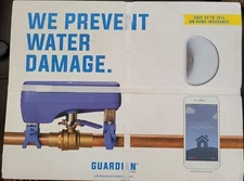 Guardian Leak/Flood Prevention Plus GVD3 3 Leak Detectors 2 Remote (See Descrip)