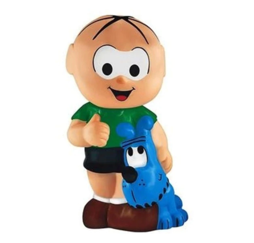 Brazilian Cebolinha Bidu Vinyl Toy 20cm Turma da Mônica Gang