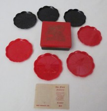 Vtg Floret Mandarin Coasters Thomas Steeds Pl...