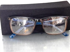 Danish Inface IF9386 6425 Rectangular Brown Gradient Frame Glasses $185 NIB #8