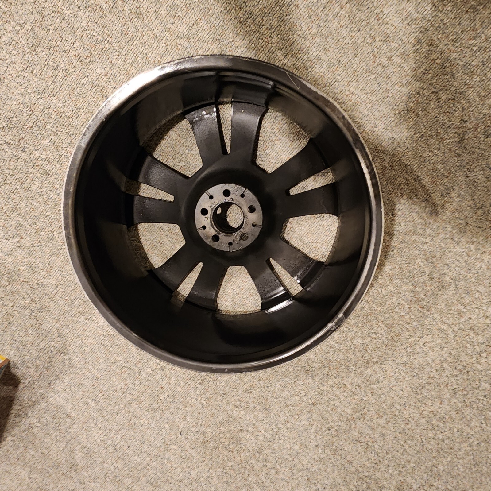 (1) ROLLS ROYCE CULLINAN OEM FACTORY 22" FRONT WHEEL RIM 6884706 POLISHED/GREY
