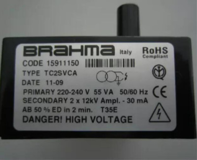 1PC New BRaHma TC2SVCA 15911150 2X12KV Ignition Transformer Brand Free Ship