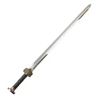 Jian Proof with Silver Tone Blade Training Sword Plastic WuShu Sword