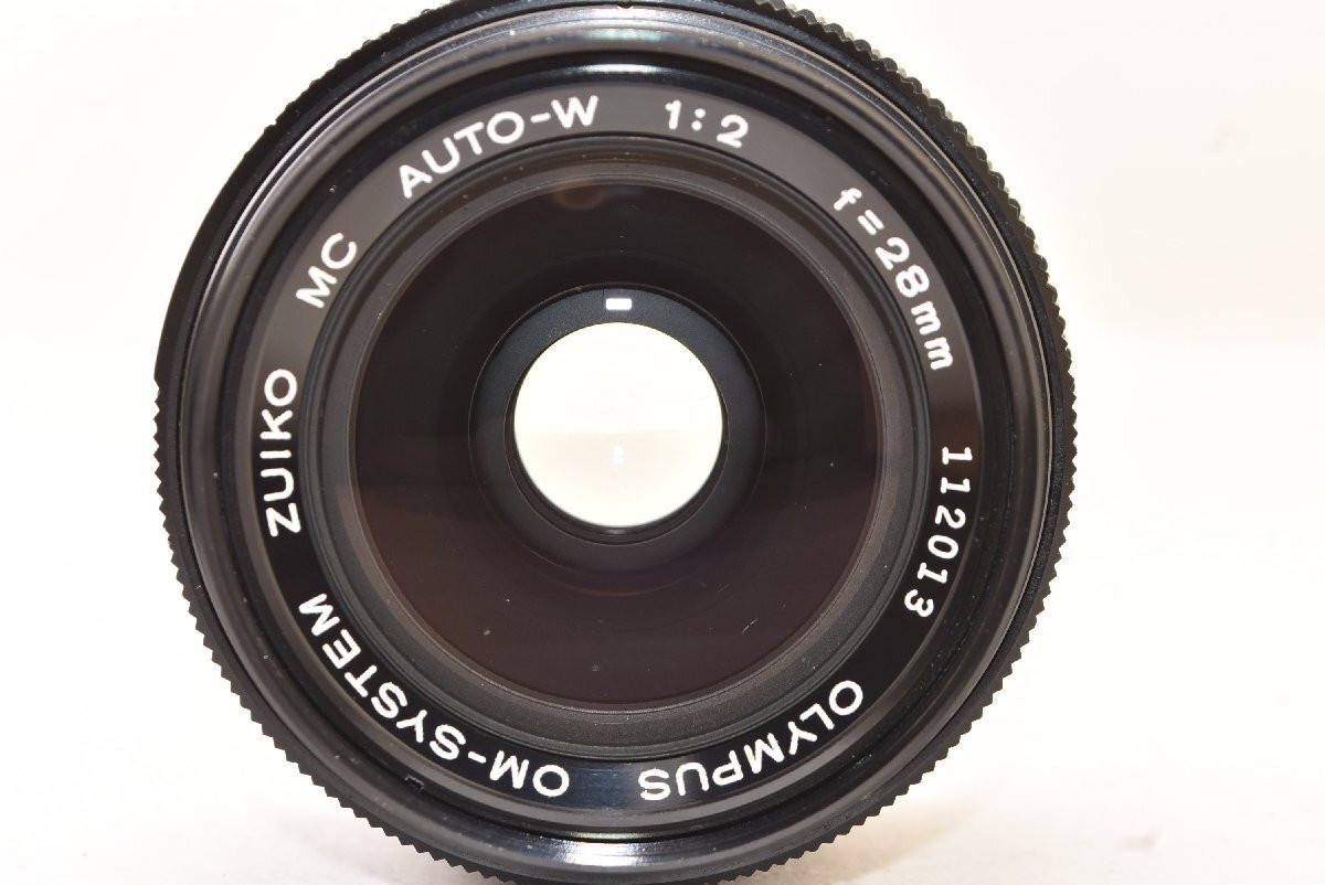 Excellent condition OLYMPUS OM SYSTEM ZUIKO MC AUTO W 28mm F2