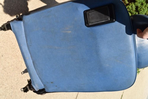 1978 Honda Civic CVCC Hatchback Passenger Right Bucket Seat Blue Vinyl 72 79 - Picture 12 of 17