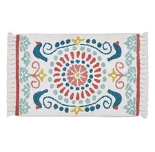 Pioneer Woman Plush Cotton Maize Medallion Bath Rug 20x32