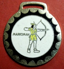Marksman, Marks Tractor Columbus Canton Youngstown Ohio Watch Fob 1A5-4