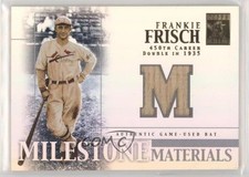 2002 Topps Tribute Milestone Materials Frankie Frisch #MIM-FF HOF 0lm