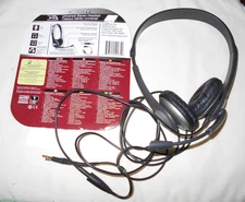 24x CYBER ACOUSTICS AC-204 STEREO HEADSETS 3.5MM PLUG SCHOOL/STUDENT/CLASSROOM