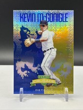 2024 Panini Crusade - Kevin McGonigle - Prizm Blue Yellow Refractor (RC) Tigers