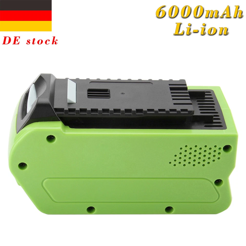 CREABEST Akku Für GreenWorks G-MAX 40V 6000mAh Li-ion 29462 29472 20302 22272 27062 Tool