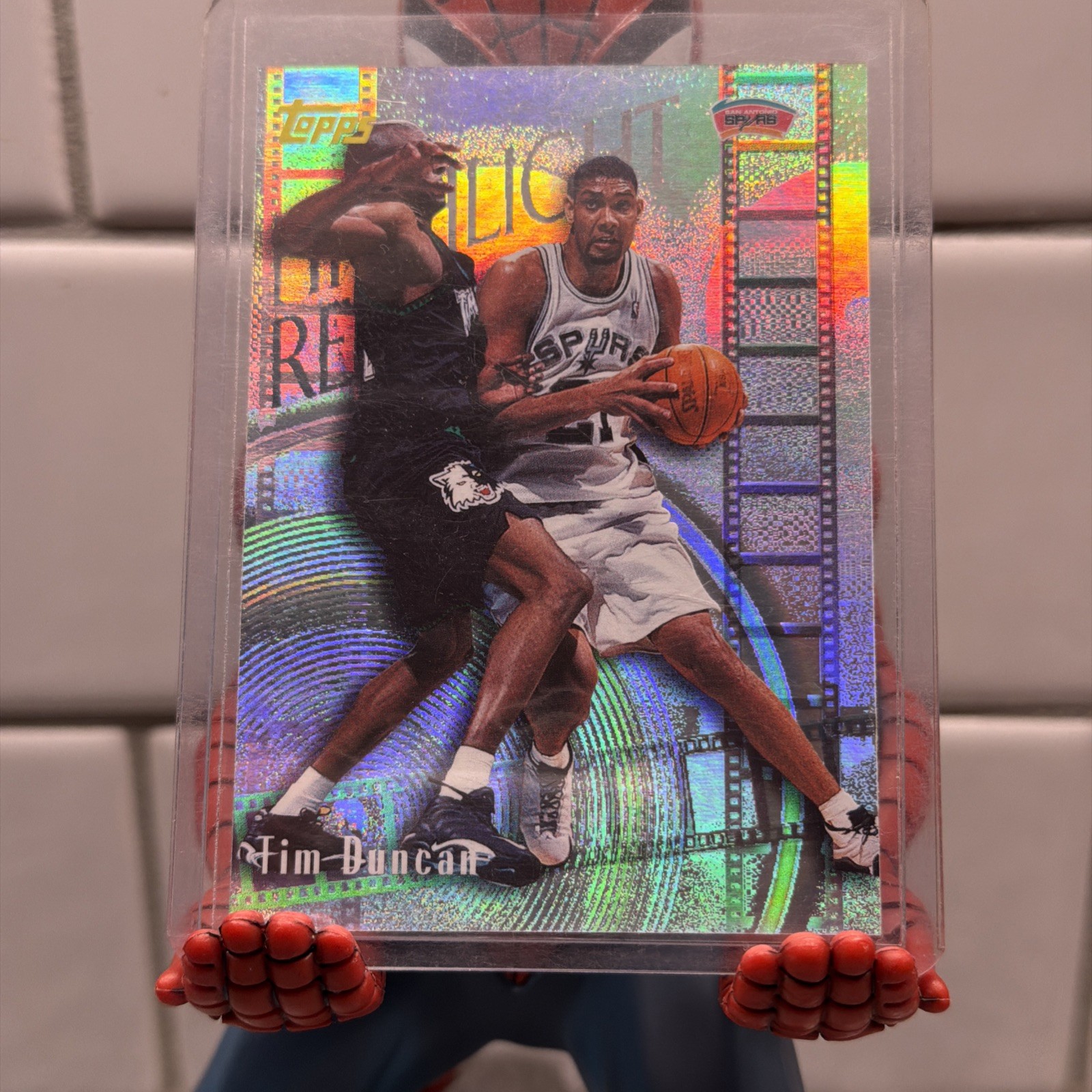 1999-00 Topps Chrome - Highlight Reels Tim Duncan #HR10 Refractor