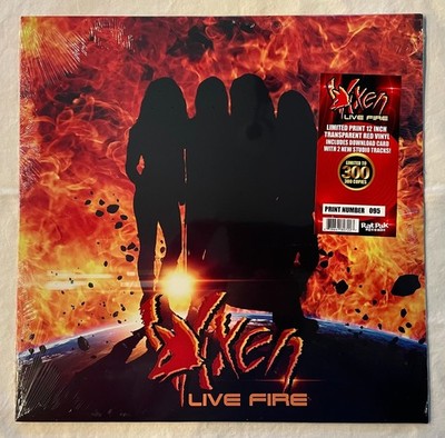 Vixen - Live Fire (RED Vinyl - Only 300 Made + AUTOGRAPHED Roxy 8x10 Picture)