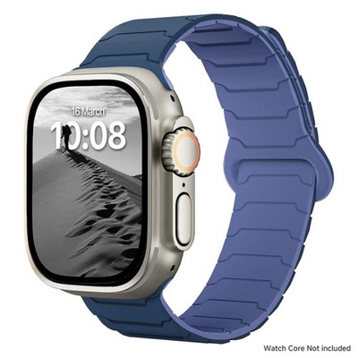 Magnetic Silicone Band for Apple Watch Series 10 9 8 7 6 SE Ultra 2/3 49mm-38mm