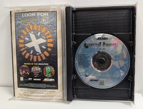 Mortal Kombat II 2 Acclaim Sega Saturn Complete In Box Authentic 1996