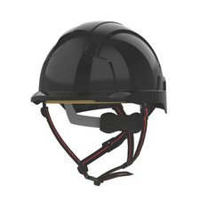 JSP Safety Helmet Skyworker Working at Height Unisex Black Hard Hat One Size