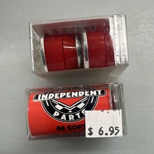 Independent Standard Cylinder Cushions Soft 88a Red Skateboard Bushings
