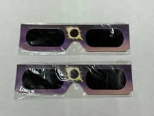Solar Eclipse Glasses ISO 12312-2 Certified | April 8 2024 | 2 Pack | New