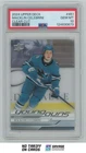 2024-25 Upper Deck Young Guns Clear Cut Macklin Celebrini PSA 10 #451 San Jose