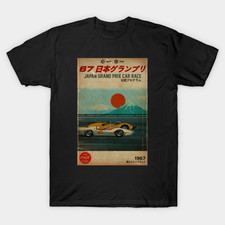 Vintage Speed Racer Style T-shirt Retro Japan Grand Prix Mach 5 Anime Car Tee Vintage Speed Racer Style T-shirt Retro Japan Grand Prix Mach 5 Anime Car Tee