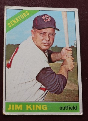 1966 Topps Jim King (Washington Senators) #369 VG