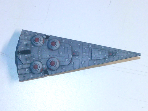 Star Wars Armada Scale Vindicator II Star Destroyer 4" 3D-Printed Resin Mini - Picture 9 of 10
