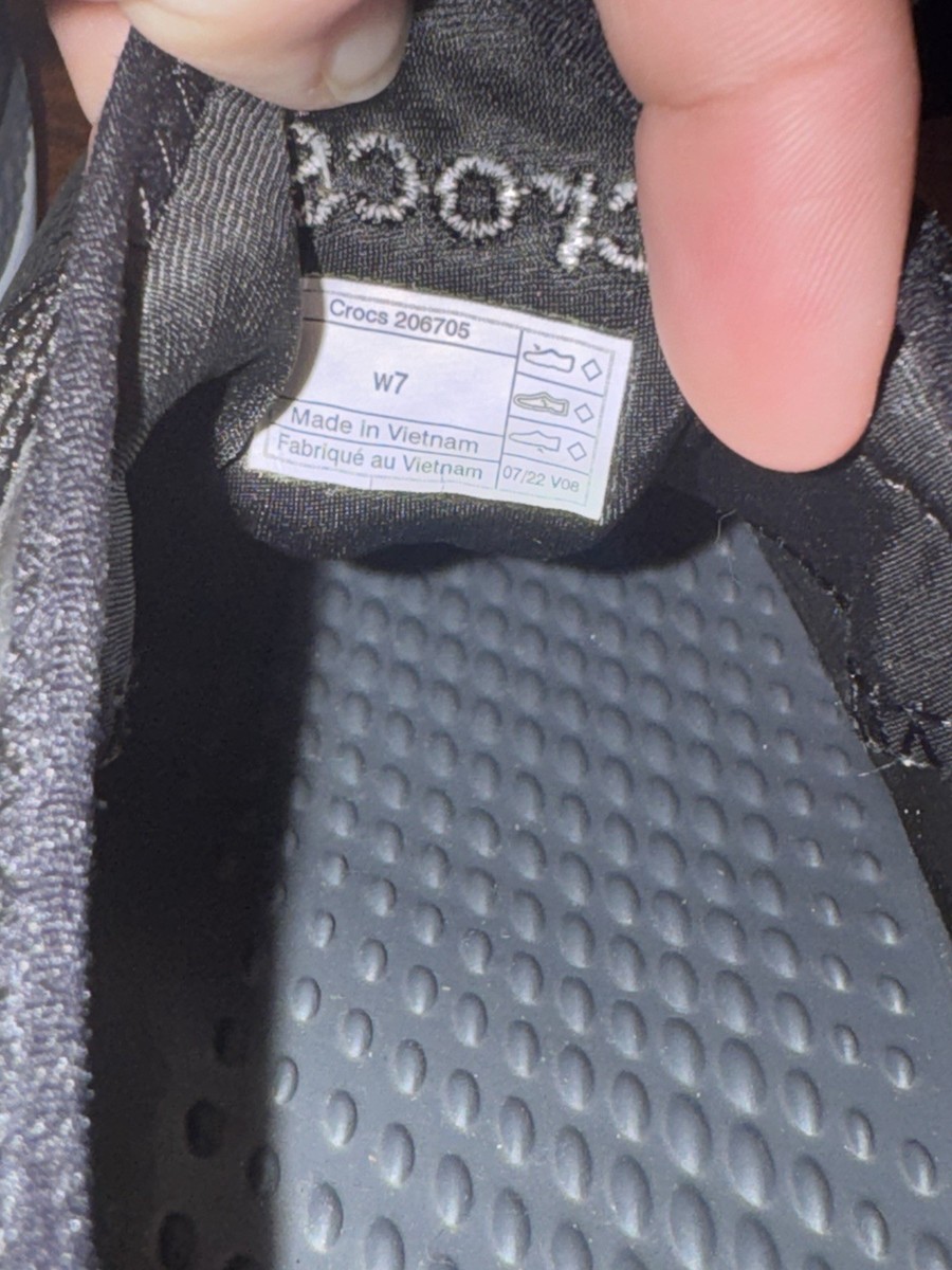 Crocs LiteRide 360 Pacer Women’s 7 Black/Slate gray Sneakers View 5