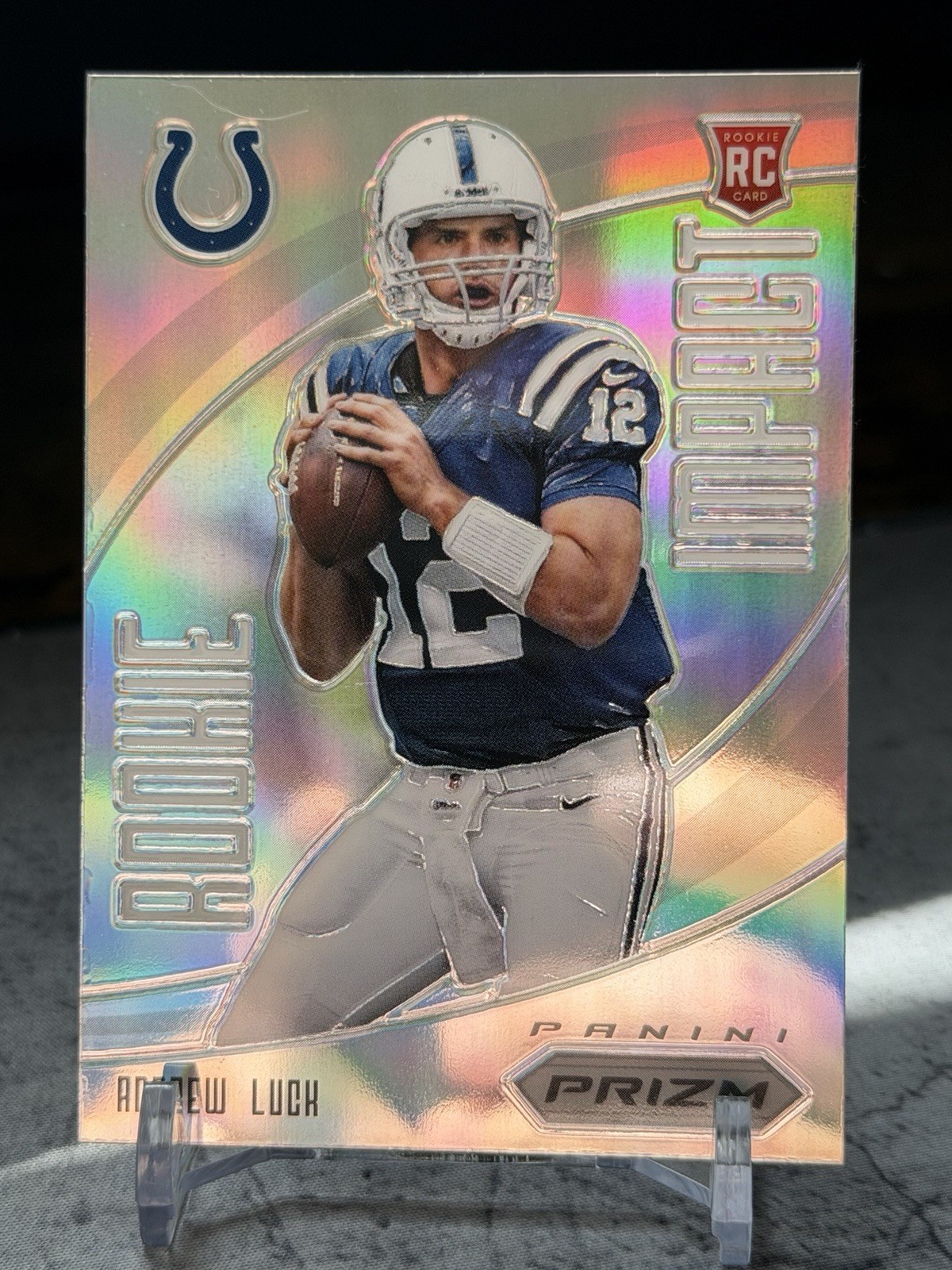 Andrew Luck Panini Prizm Rookie Impact #1 Prizm