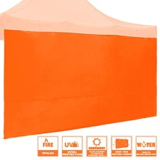 InstaHibit 1 Pack Side Wall for 10x15 Ft EZ Pop Up Canopy Tent UV50+ Garden Sun