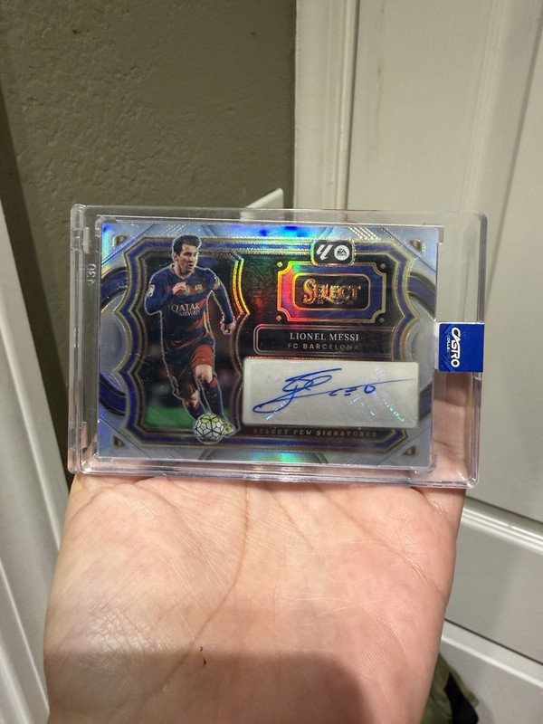 Lionel Messi Auto 2025-26 Panini Select La Liga Select Few Signatures Barcelona