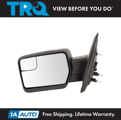 Power Mirror with Reflector Smooth Black Driver Left LH for 11-14 Ford F150 New