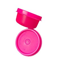 Tupperware Smidget (1 oz) Juego de 2 nuevas píldoras de aderezo rosa intenso especias condimentos