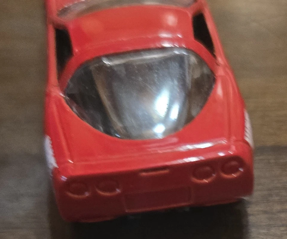 3" 2002 Maisto Marvel #9 Red Captain America 1:64 Loose Chevrolet Corvette Car - Image 4 of 4