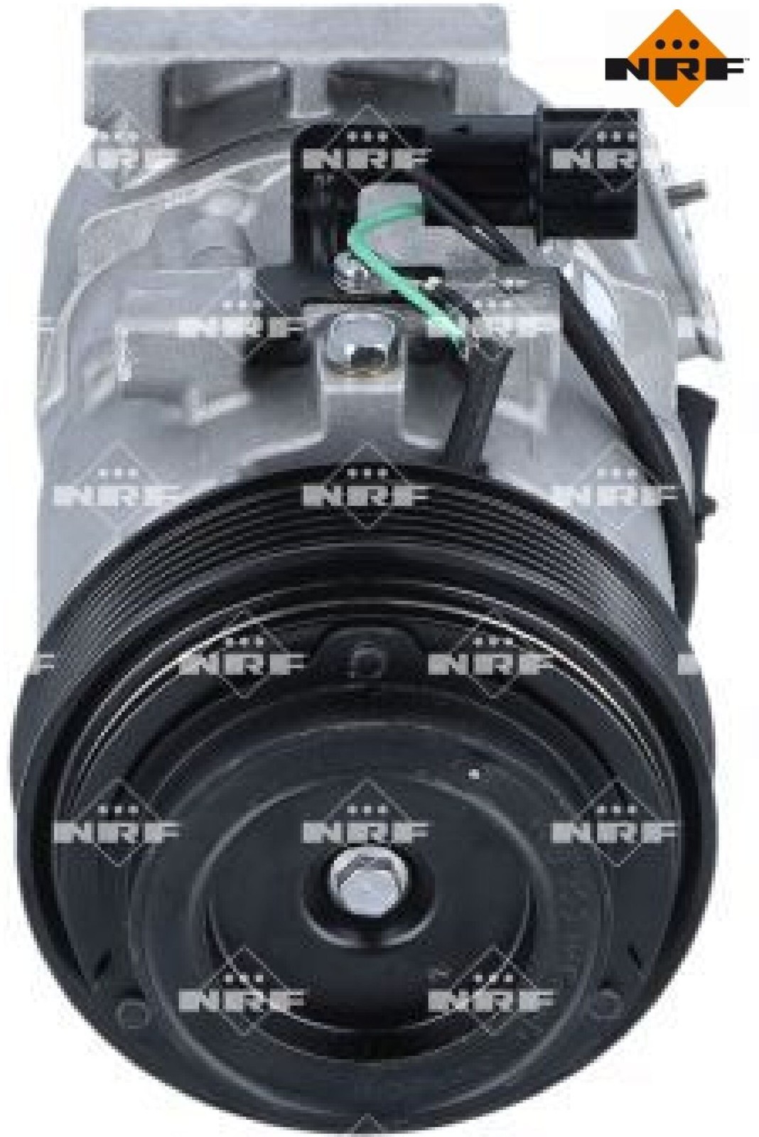 Klimakompressor 12 V Ø 117 mm DVE12N NRF passend für u.a. KIA RIO - Bild 4