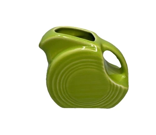 Chartreuse Green Fiesta Mini Disk Pitcher/Creamer 1997-1999 5oz NEW-EXCELLENT