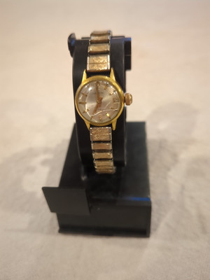 Croton 1644592C Waterproof Watch Working But Running Fast. 1/20 10K GF Top Band!
