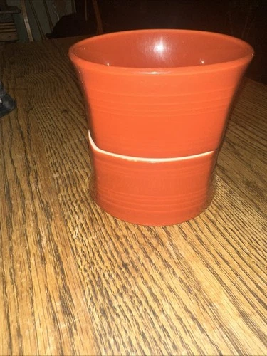 HOMER LAUGHLIN FIESTA  Rust Color CEREAL SOUP BOWL  RETIRED LOT OF 2 EUC