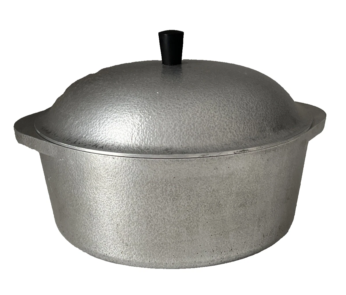 VTG Club Aluminum Hammered Oval Dutch Oven Roaster Pot Lid HammerCraft 4.5 QT