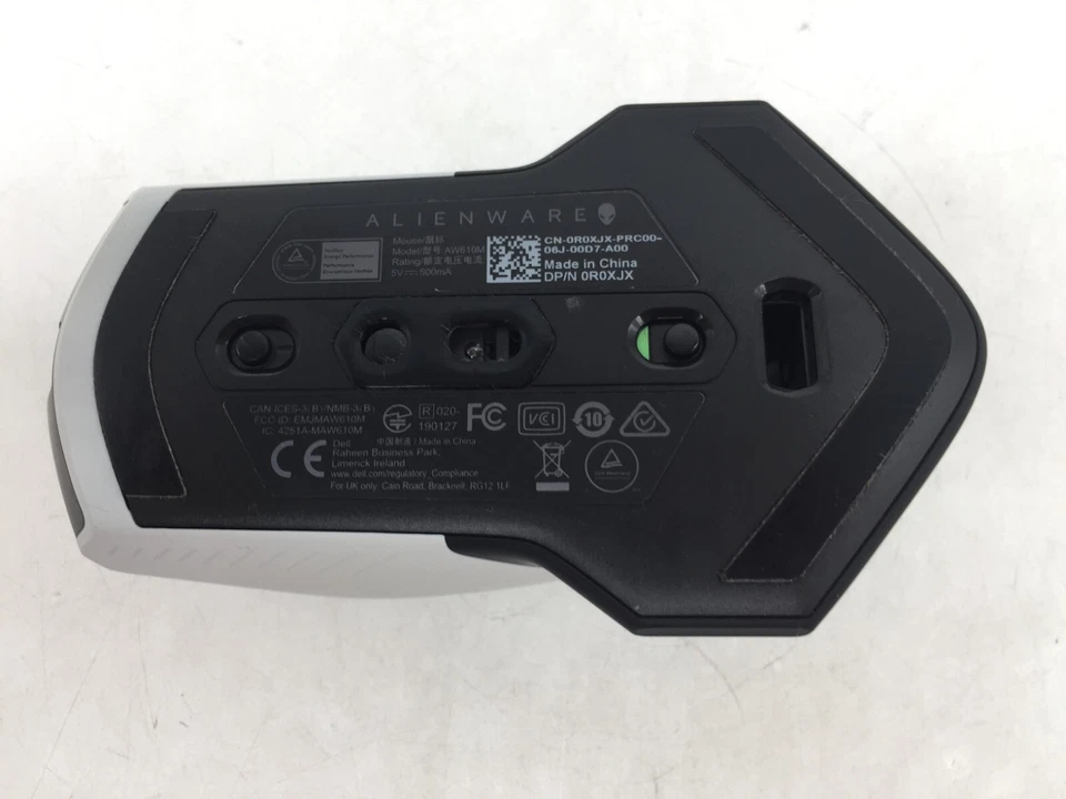 Alienware Wired/Wireless Gaming Mouse White AW610M NO USB receiver FREE S/H - Image 4 of 4