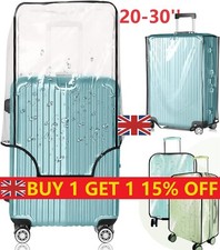 Clear Transparent PVC Plastic Luggage Cover Suitcase Protector Covers 20-28 inch