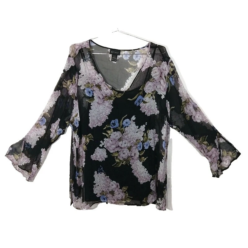 Top de seda para mujer Lane Bryant