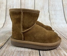 Koolaburra by UGG Chestnut Suede Toddler Kids Koola Mini Zip Boots Size 6