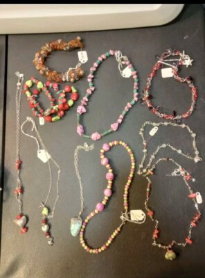 Collection Of Handmade Jewelry. Etsy, Craft Fairs Silver Stones Etc