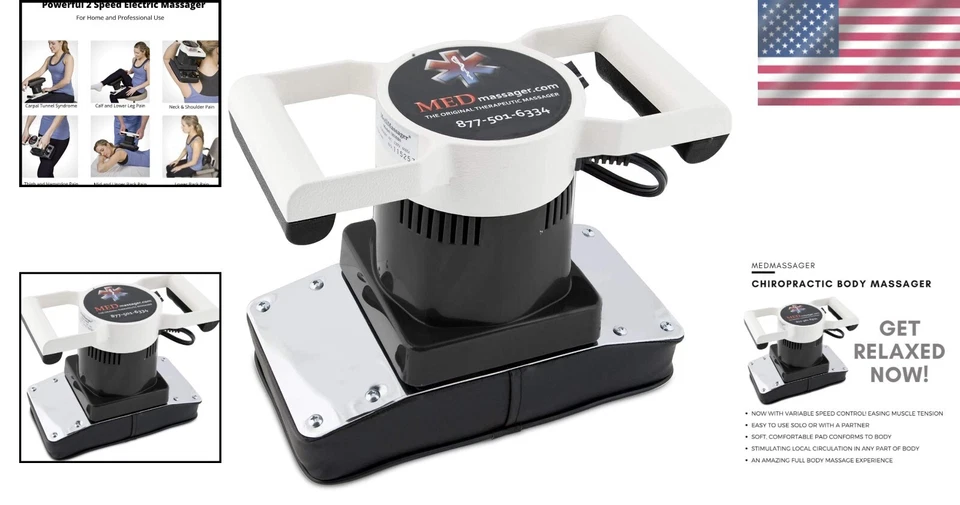 Masajeador Corporal Eléctrico Portátil con Vibración de 2 Velocidades para Alivio Corporal Completo Foto 2 de 4