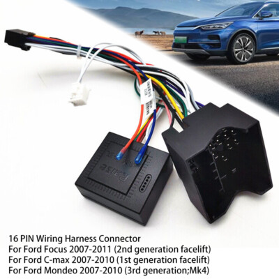 Für Ford Focus Mondeo C MAX 2007-10 Audio Android Kabel Adapter Canbus 16Pin