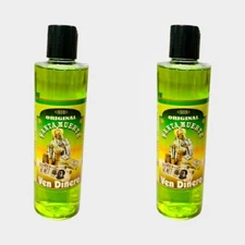 2PACK- SANTA MUERTE VEN DINERO Agua Espiritual Limpias Baños Riegos 8 oz