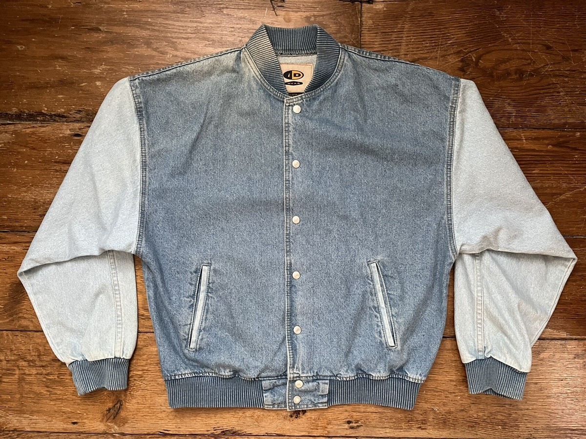 CLASSIC ID Wear Wolf Graphics Denim Jacket Men's M / L Vintage | eBay