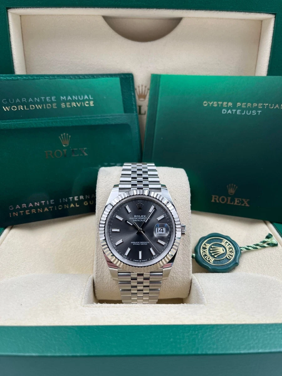 Rolex datejust top rhodium jubilee