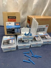 10 Pack 250 Pc Simpson Strong Tie Titen Tw  3/16 X 1 1/4" Concrete Masonry Screw